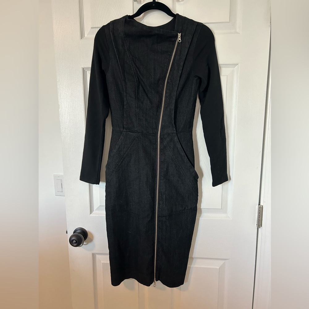 Prairie Underground NWT Edgeslayer 963 Cotton Zipper Dress Size XS Made in USA